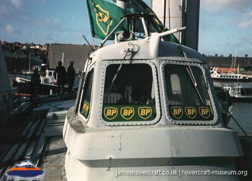 BH7 being moved to The Hovercraft Museum -  (credit: The <a href='http://www.hovercraft-museum.org/' target='_blank'>Hovercraft Museum Trust</a>).